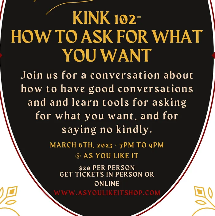 eventcalendarapp Couples Kink 102 How To Ask For What You Want with Win Eugene