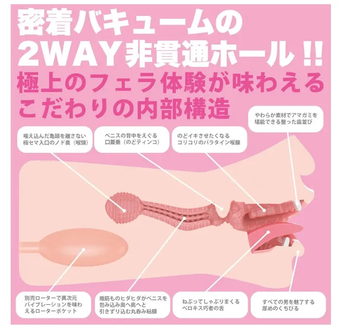 Male Sex Toys Wildone WildOne Yu Shinoda Blowjob by a Goddess Mouth Masturbator