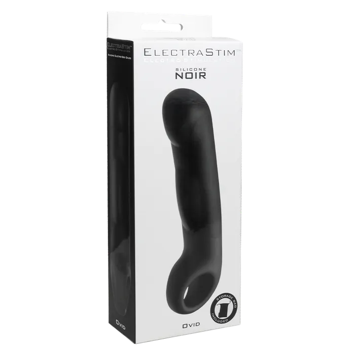 ElectraStim Dildos Silicone Noir Ovid Electro GSpot Dildo