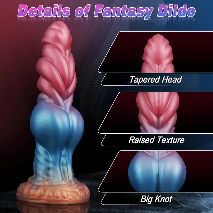 Female Sex Toys Poppy 86 Knotted Dildo Monster Dildo with Strong Suction Cup Laphwing Laphwing Female Sex Toys Poppy 86 Knotted Dildo Monster Dildo with Strong Suction Cup Laphwing Laphwing