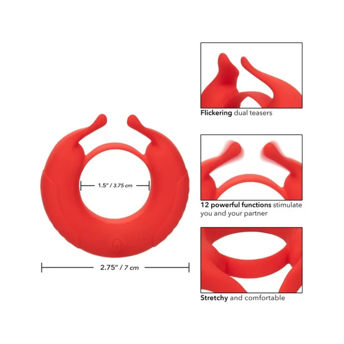 Silicone Rechargeable Taurus Enhancer Calexotics Female Sex Toys