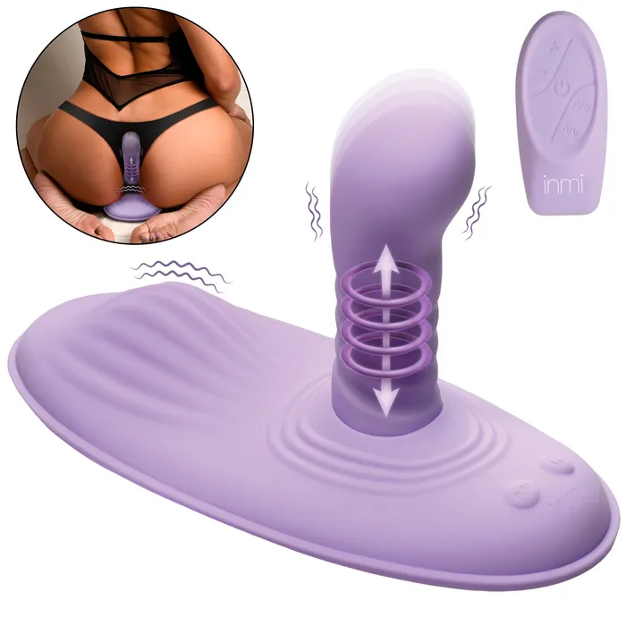 Thrust n Grind Thrusting and Vibrating Silicone Sex Grinder Inmi Vibrators