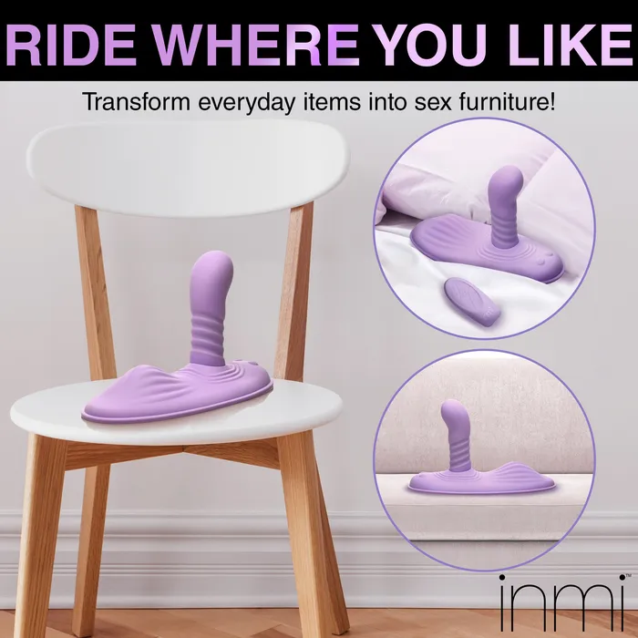 Thrust n Grind Thrusting and Vibrating Silicone Sex Grinder Inmi Vibrators
