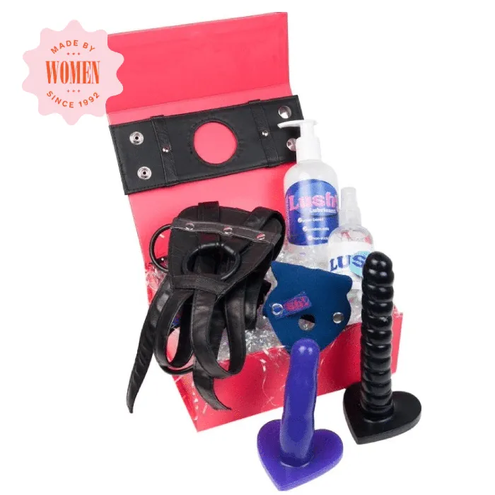Double Strap On Dildo Kit Sh Womens Store Female Sex Toys