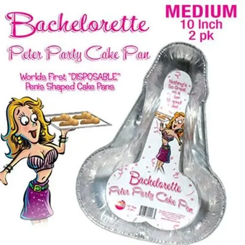 Hott Products Peter Party Cake Pan 2 Pack Medium Male Sex Toys