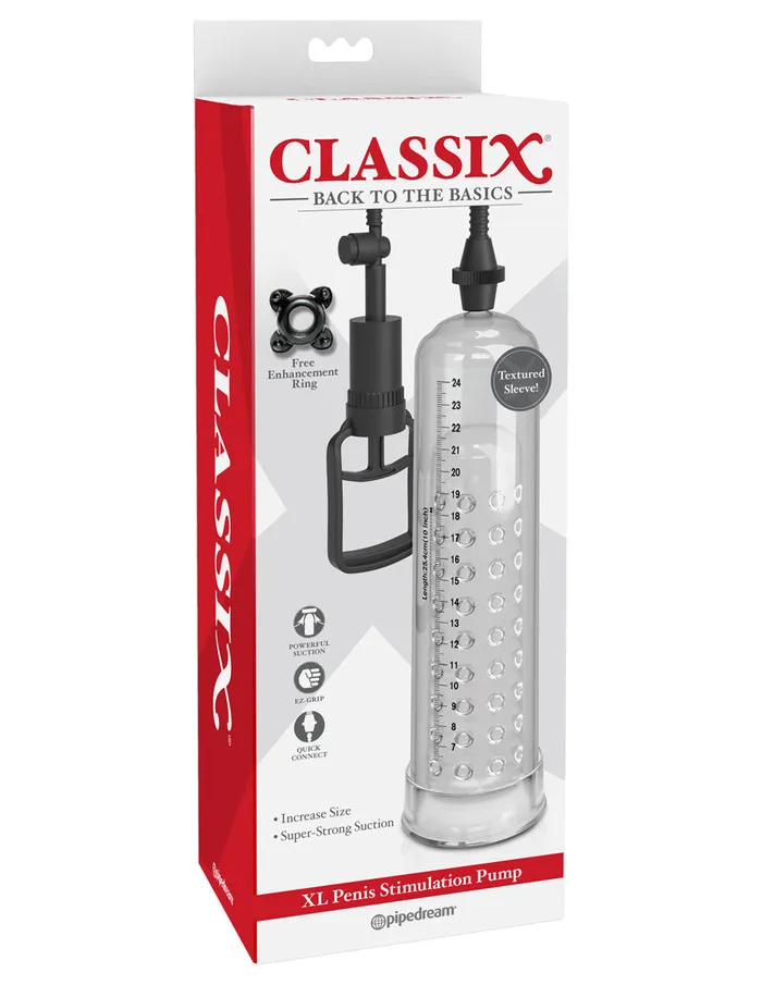 Pipedream Male Sex Toys SuperSize Pump Grow with Confidence and Comfort