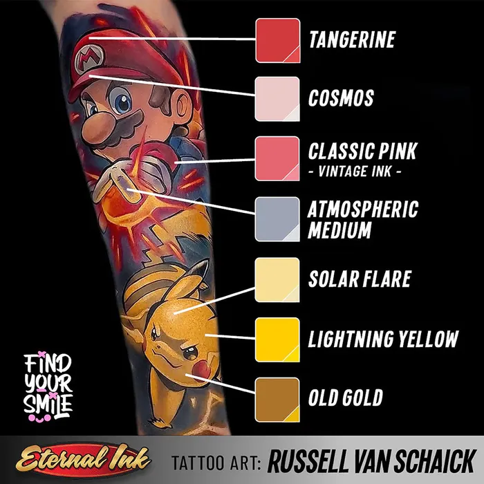 Eternal Anal Russel Van Schaick Anime Inspiration Set Eternal Ink 8 1oz Bottles