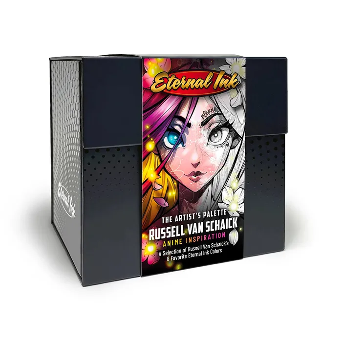 Eternal Anal Russel Van Schaick Anime Inspiration Set Eternal Ink 8 1oz Bottles