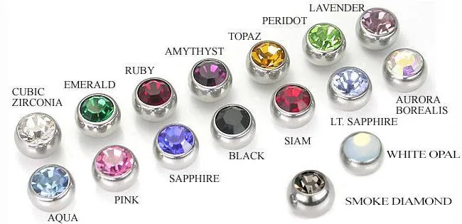 Painful Pleasures Male Sex Toys 14g 716 CUP CAKE with Sprinkles Belly Button Jewelry