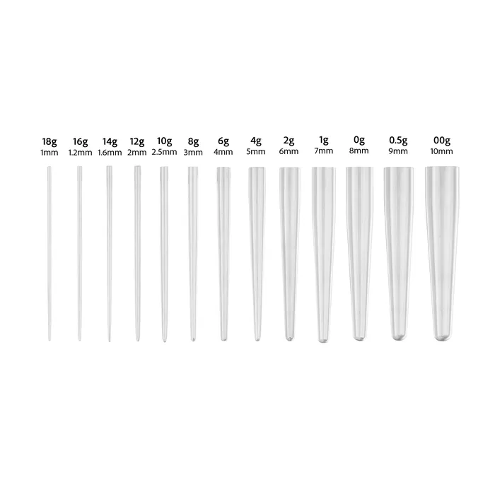 Pierced Tools Anal Arrow Style Body Piercing Taper Set 18g00g Price Per Set