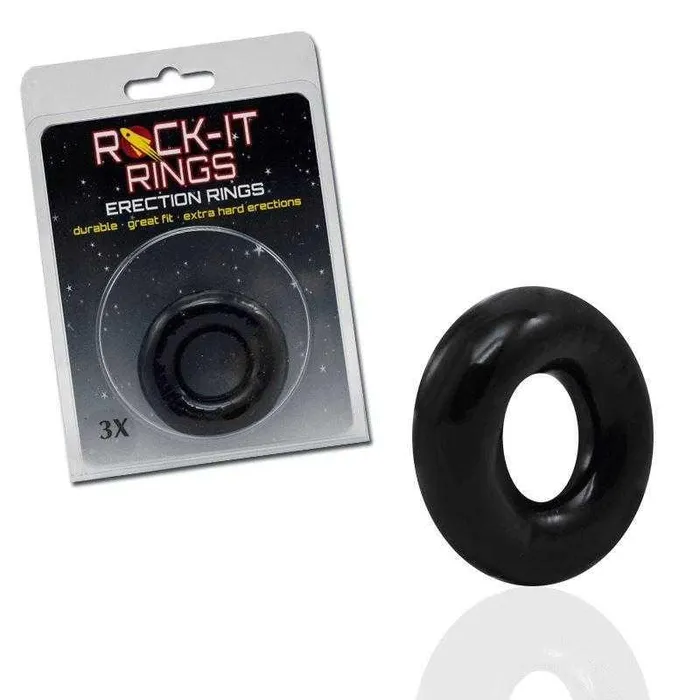 RockIt Rings 3X Donut CRing Black RockIt Rings LLC Anal