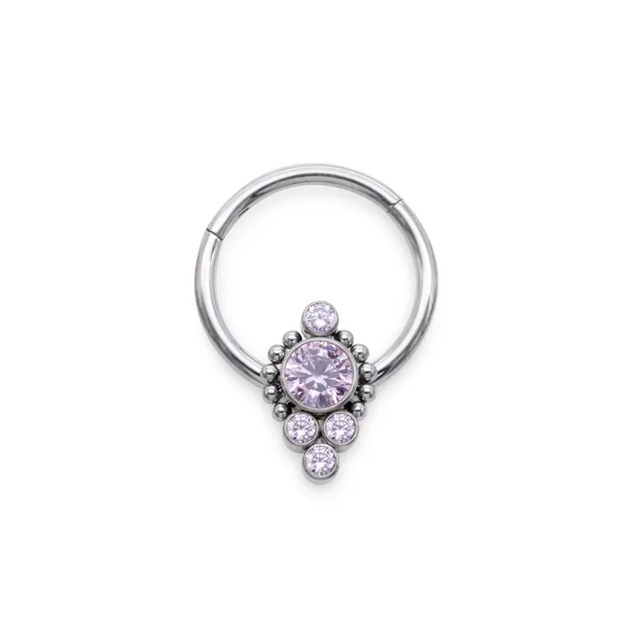 Tilum Male Sex Toys Tilum 16g Jeweled Splendor Titanium Clicker Ring