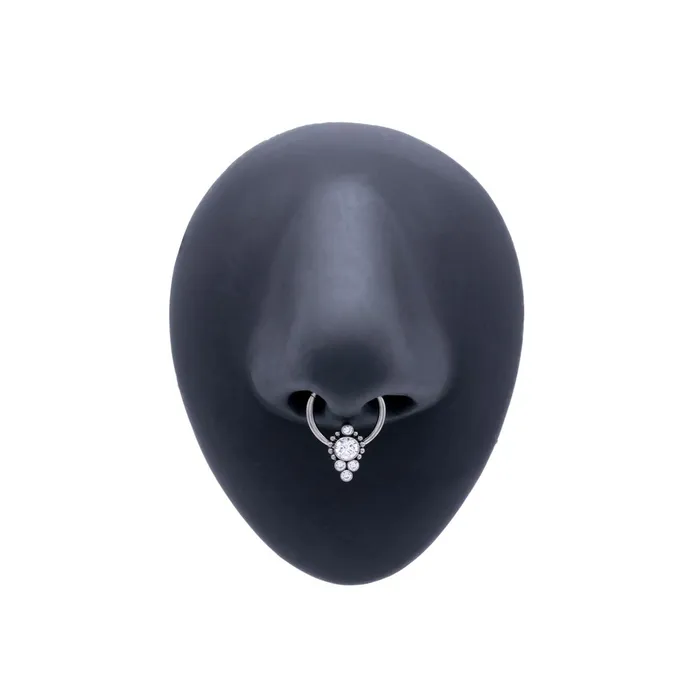 Tilum Male Sex Toys Tilum 16g Jeweled Splendor Titanium Clicker Ring