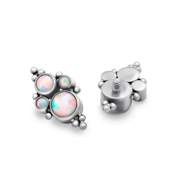 Tilum Vibrators Tilum 14g12g Internally Threaded QuadCluster Opal Titanium Top Pick Color Price Per 1 Tilum Vibrators Tilum 14g12g Internally Threaded QuadCluster Opal Titanium Top Pick Color Price Per 1