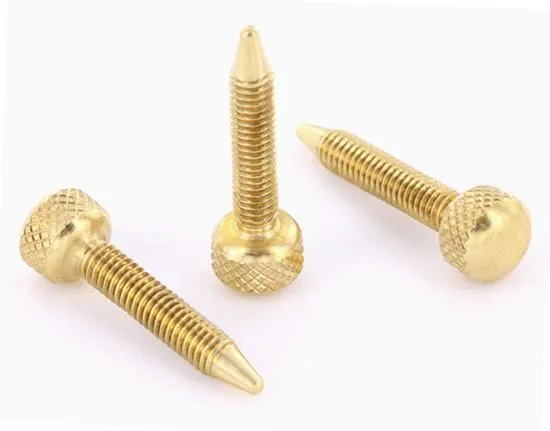 Vibrators Precision Short Brass Contact Screw M4 Metric Version 1