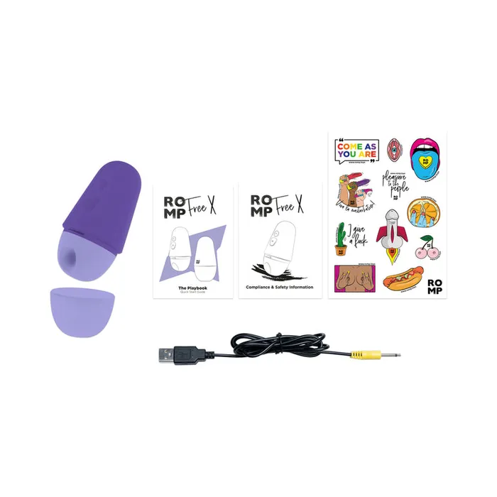 WOW Romp Free X Beginners Pleasure Air Clitoral Stimulator with Lid Female Sex Toys