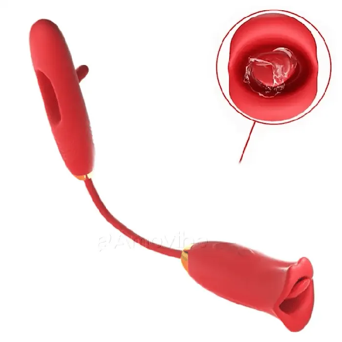 Amovibe G Spot Flapping Vibrator with Kissing Function Vibrating Tongue Female Sex Toys Amovibe G Spot Flapping Vibrator with Kissing Function Vibrating Tongue Female Sex Toys