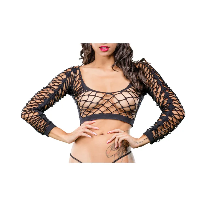 Anal Fairvillacom Black Crotchless Side Panel Legging