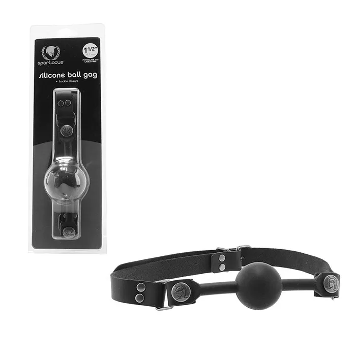 Anal Fairvillacom Silicone Ball Gag Black