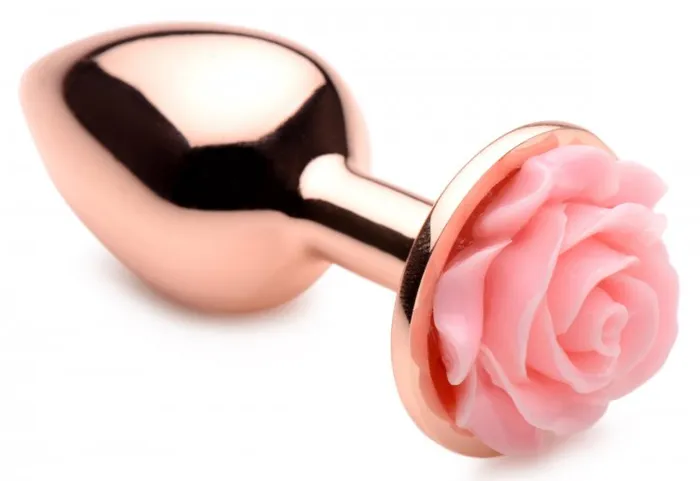 Anal Pink Rose Gold Anal Plug Small Fairvillacom