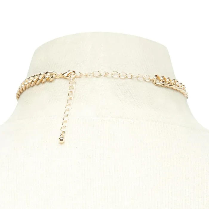 Anal Shhhep Necklace heart design pendant Gold or Silver