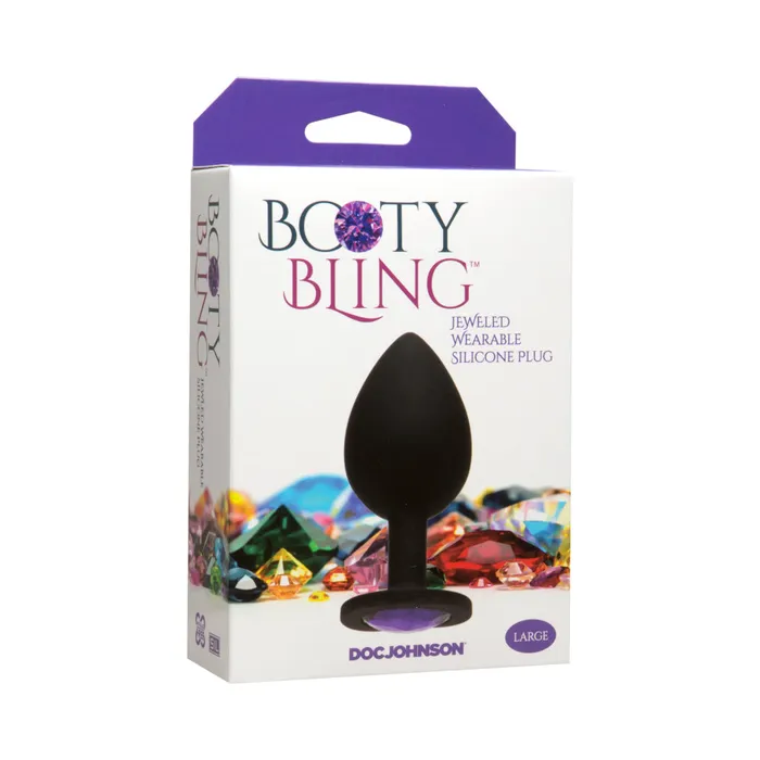 Booty Bling Jeweled Wearable Butt Plug Large Fairvillacom Anal