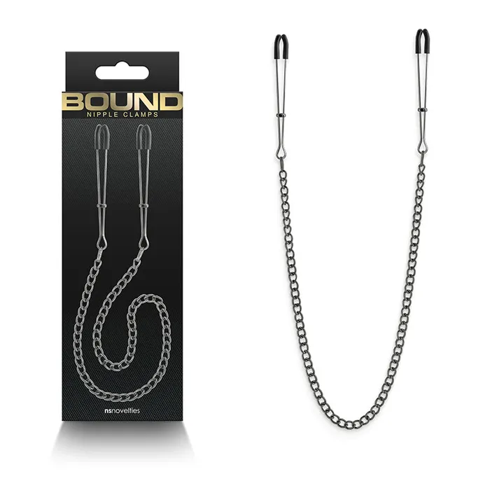 Bound Nipple Clamps DC3 Gunmetal ShhhWndsr Nipple Clitoral Toys Bound Nipple Clamps DC3 Gunmetal ShhhWndsr Nipple Clitoral Toys
