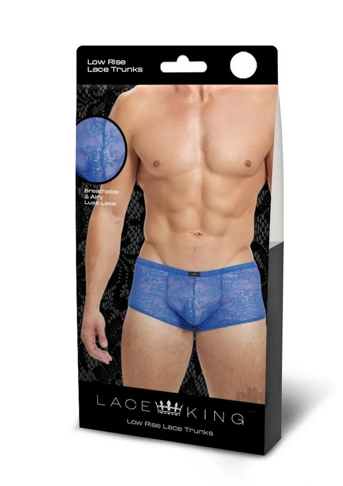 Boyztown Marketing Dildos Lace King Lace Boxers Lxl Blu