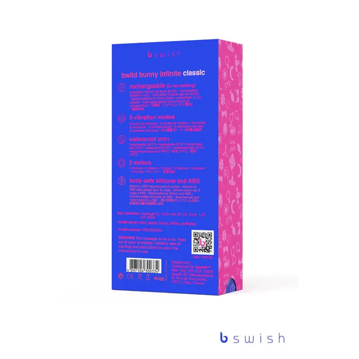 Bwild Classic Bunny Infinite Pacific Pacific 152 cm USB Rechargeable Rabbit Vibrator ShhhWndsr Female Sex Toys Bwild Classic Bunny Infinite Pacific Pacific 152 cm USB Rechargeable Rabbit Vibrator ShhhWndsr Female Sex Toys