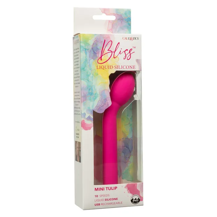 Cal Exotics Female Sex Toys Bliss Liquid Silicone Mini Tulip