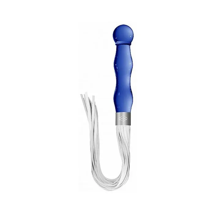 Chrystalino Whipster Blue Glass Whip Fairvillacom Dildos