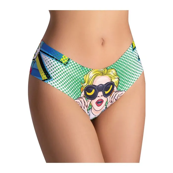 Comics Curious Girl Printed Slip SM Fairvillacom Vibrators