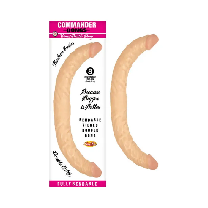 Commander Dongs Veined Double Dong Fairvillacom Dildos