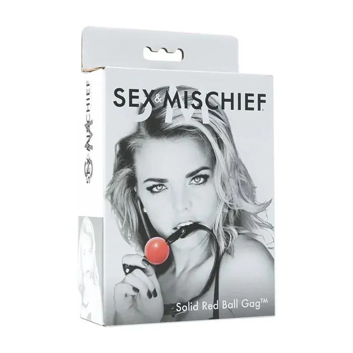 Couples ShhhWndsr Sex Mischief Solid Red Ball Gag Couples ShhhWndsr Sex Mischief Solid Red Ball Gag