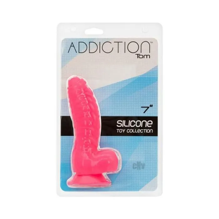 Dildos Fairvillacom Addiction Tom 7 inches Dildo Hot Pink