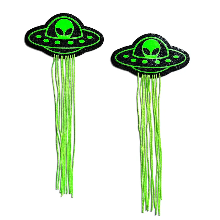 Dildos Fairvillacom PASTEASE UFO ALIEN TASSELS GLOW IN THE DARK