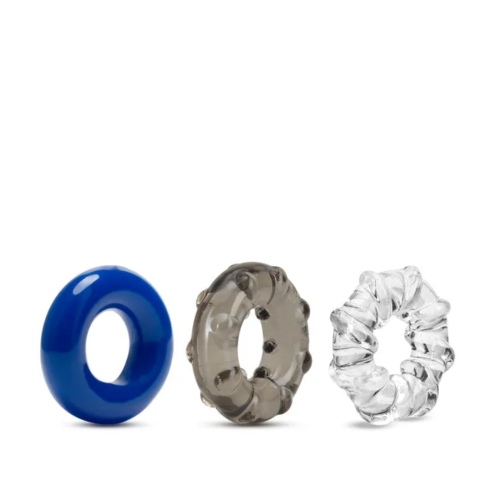 Dildos ShhhWndsr Stay Hard Triple Stretch Cock Rings Set of 3 colours Dildos ShhhWndsr Stay Hard Triple Stretch Cock Rings Set of 3 colours
