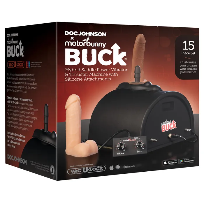 Doc Johnson X Motorbunny Buck With VacULock DOC JOHNSON Female Sex Toys Doc Johnson X Motorbunny Buck With VacULock DOC JOHNSON Female Sex Toys