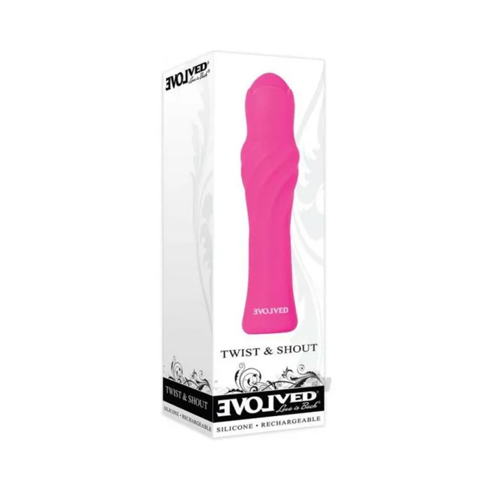 Evolved Twist Shout Rechargeable Bullet Pink Fairvillacom Vibrators