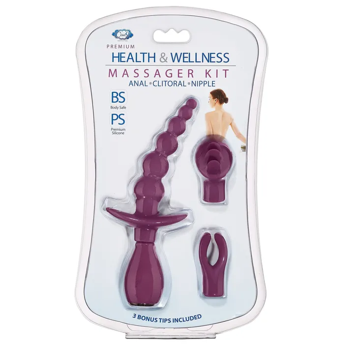 Fairvillacom Anal Cloud 9 Health and Wellness Anal Clitoral and Nipple Massager Kit Purple Fairvillacom Anal Cloud 9 Health and Wellness Anal Clitoral and Nipple Massager Kit Purple