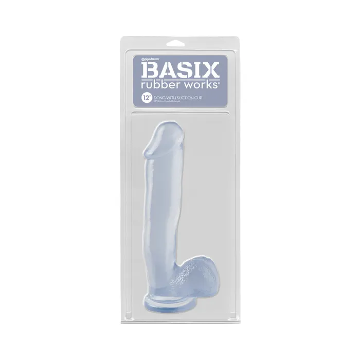 Fairvillacom Basix 12 Dong Wsuction Clear Dildos