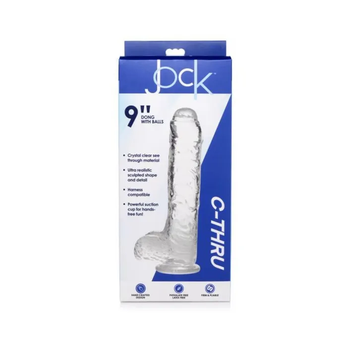 Fairvillacom Dildos Jock Cthru Dildo With Balls 9 Inch