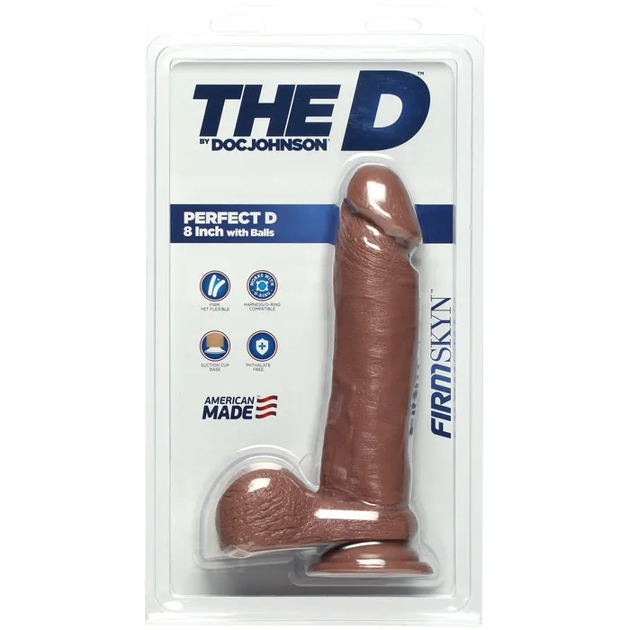 Fairvillacom Dildos The D 8 Perfect D wBalls Caramel