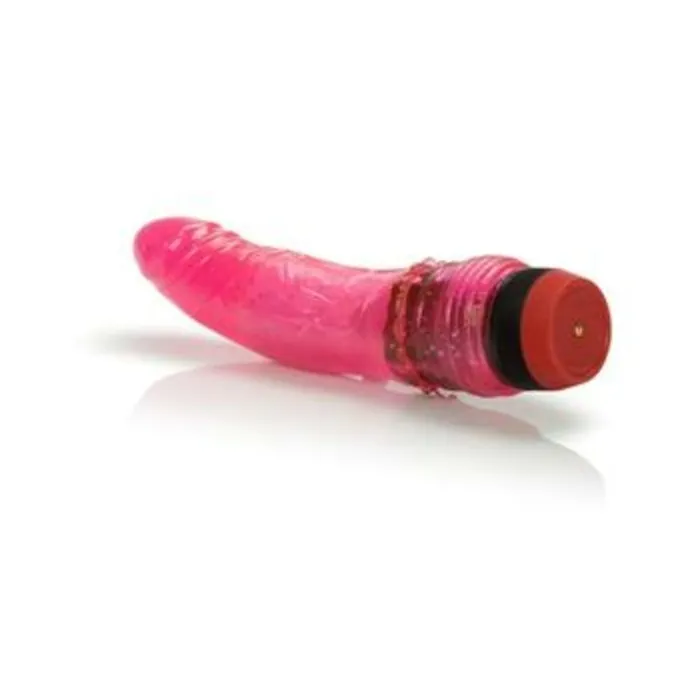Fairvillacom Hot Pinks Curved Penis 625 inches Vibrating Dong Dildos