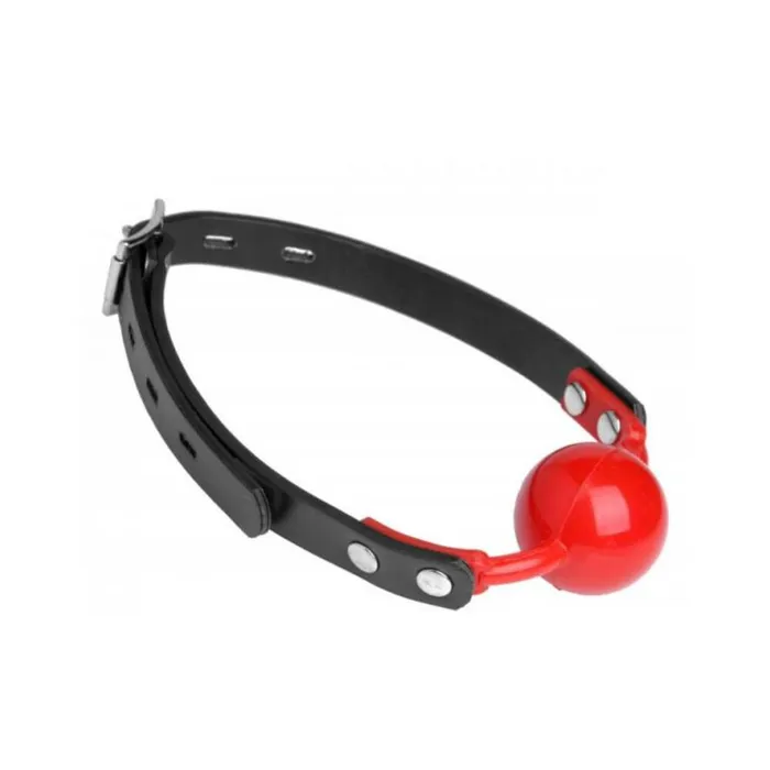 Fairvillacom Hush Red Silicone Ball Gag Matte Finish OS Male Sex Toys Fairvillacom Hush Red Silicone Ball Gag Matte Finish OS Male Sex Toys