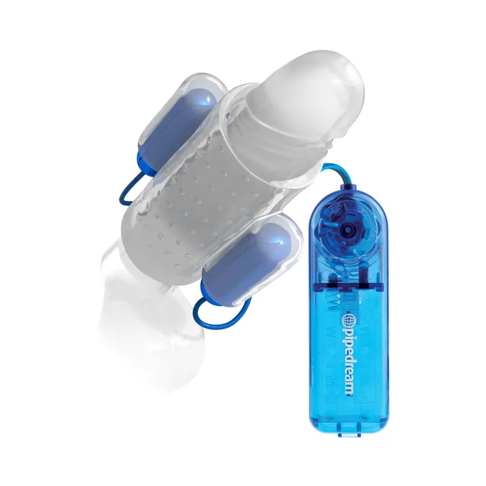 Fairvillacom Male Sex Toys Dual Vibrating Penis Sleeve Smoke