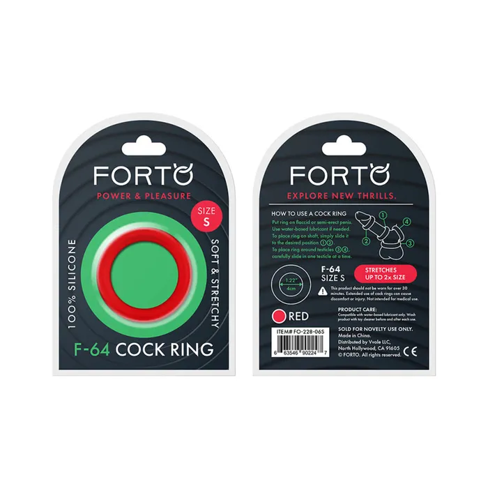 Fairvillacom Male Sex Toys Forto F64 40mm 100 Silicone Ring Wide Sm