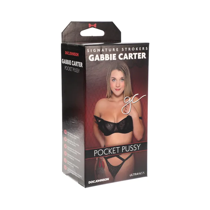 Fairvillacom Male Sex Toys Signature Strokers Gabbie Carter Ultraskyn Pocket Pussy Vanilla