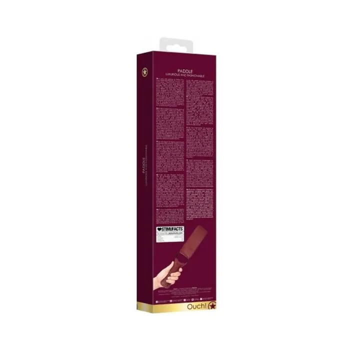 Fairvillacom Ouch Halo Paddle Burgundy Couples