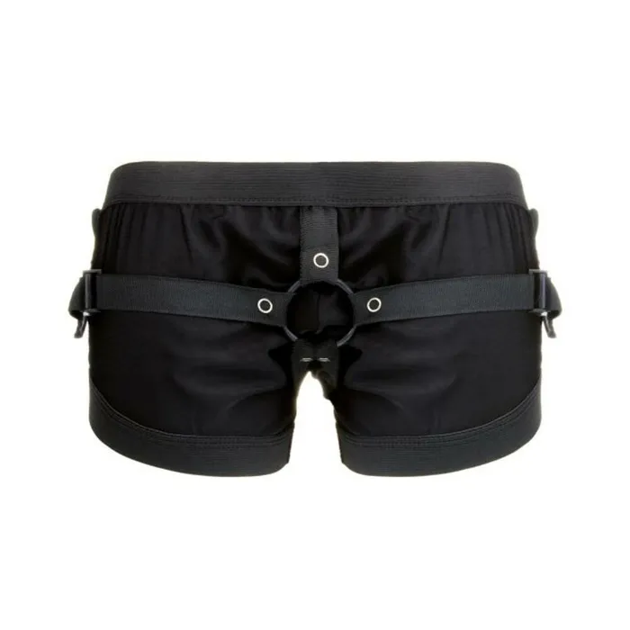 Fairvillacom Realrock Boxer with Harness Black OS Female Sex Toys